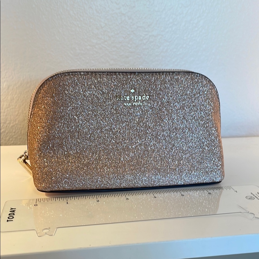 Kate Spade Gold Glitter Bag